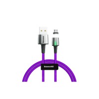 

                                    Baseus Zinc Magnetic Charging Cable USB For Micro 1.5A - 2m - Purple